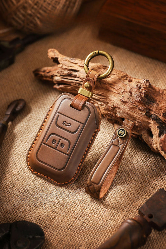 [Chery] The new retro key case is suitable for Chery Xingtu TXL Lingyun LX Tiggo 3X car handmade leather bag