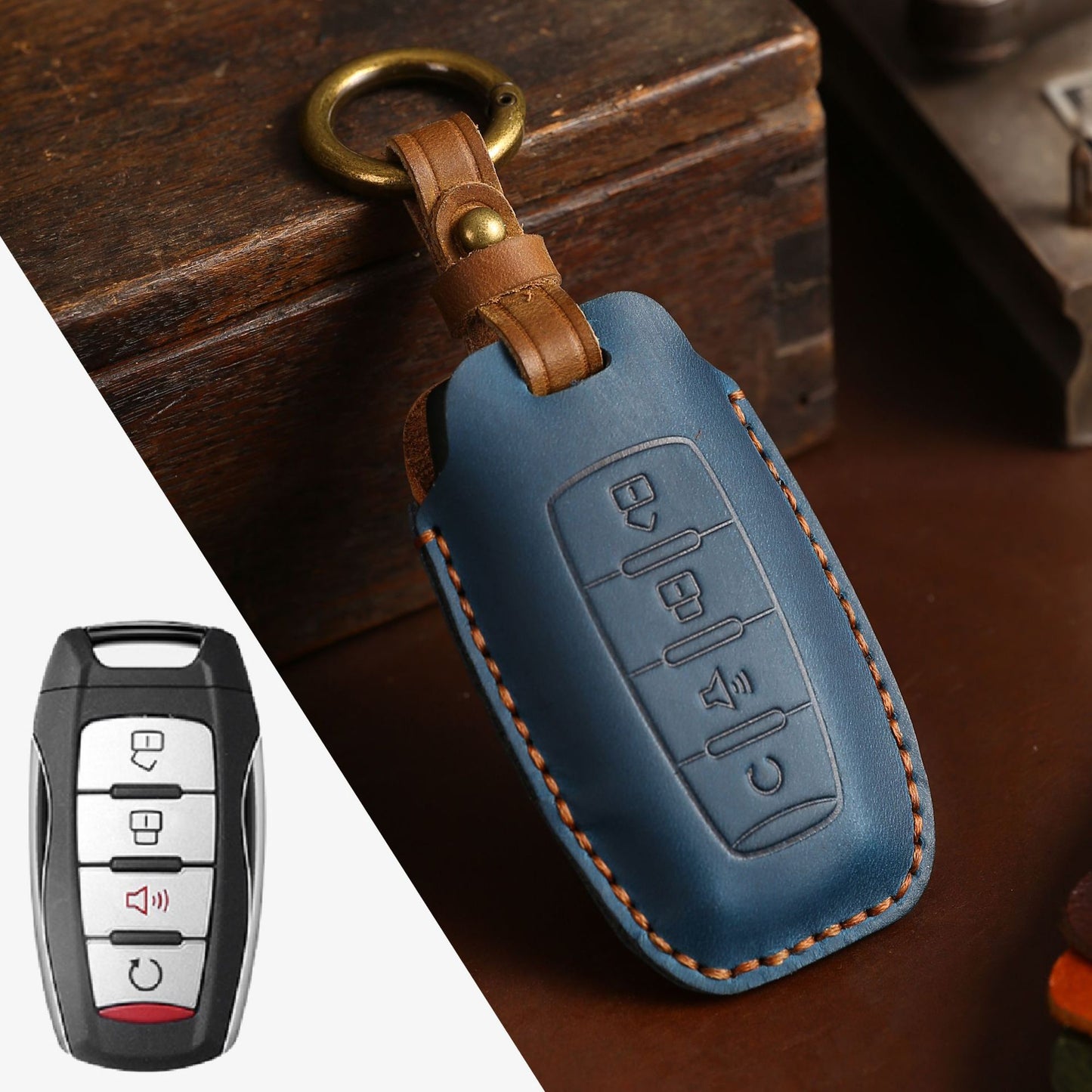 [GWM] Factory direct car key cover for Haval H6 tank 300 big dog Harvard Ora key bag can be sent on behalf of the company