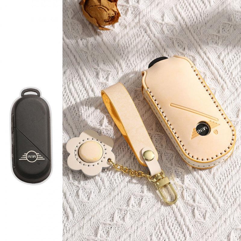 [BMW] For the 2024 BMW MINI new Cooper leather women's JCW leather key case decoration girl