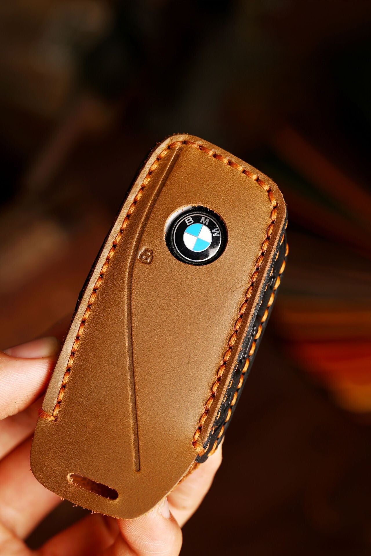 [BMW] The car key cover is suitable for the 2024 BMW new X7 leather key case, which is dedicated to the cowhide protective case