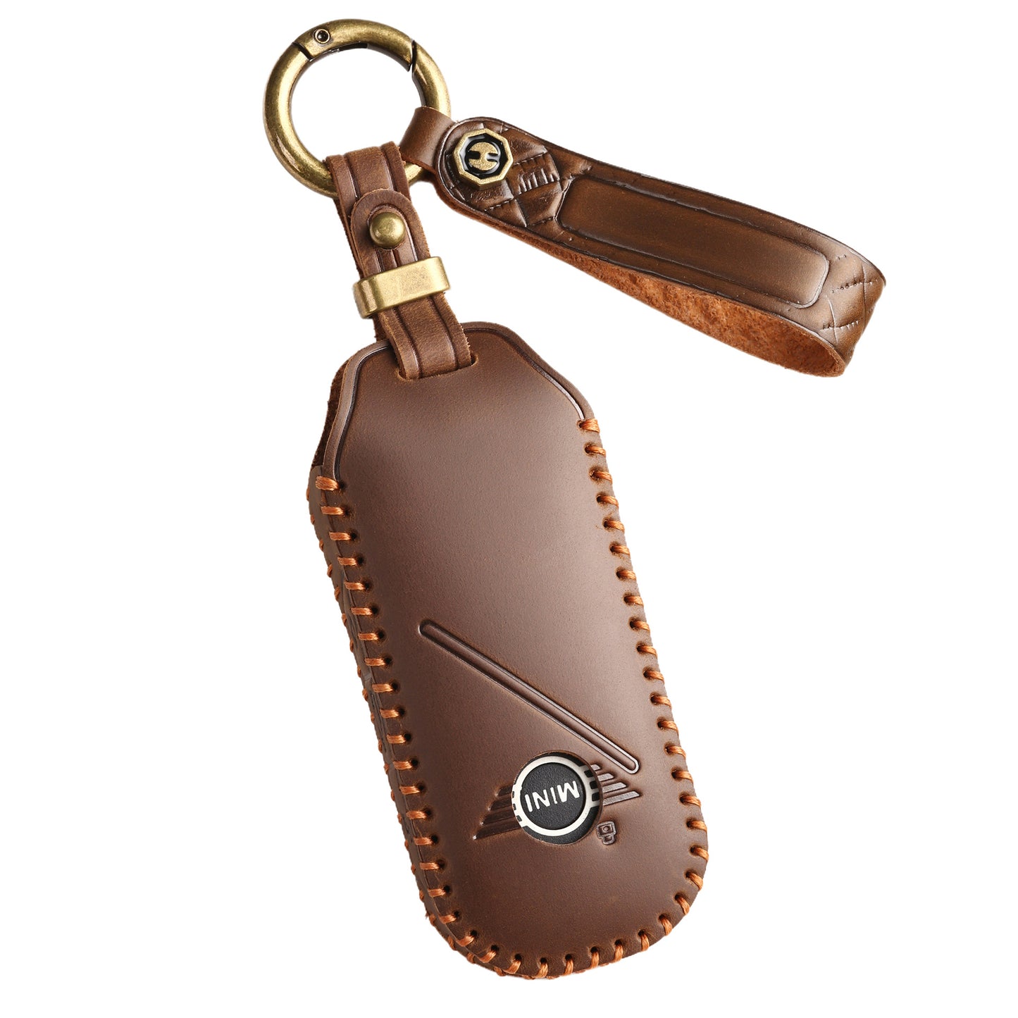 [BMW] The new 2024 model is available for BMW MINI key case handmade leather car key protection case bag