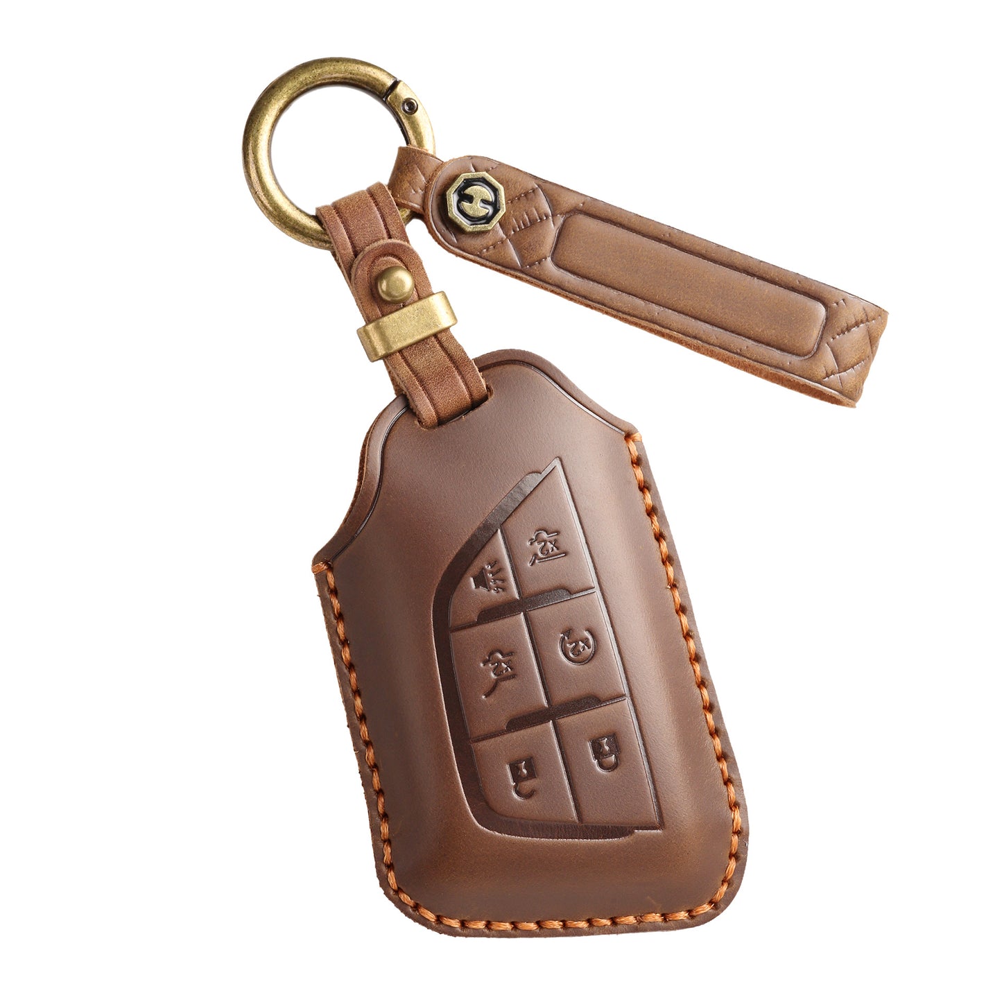 [Cadillac] Vintage car key case for Cadillac key case Cadillac special handmade key bag chain