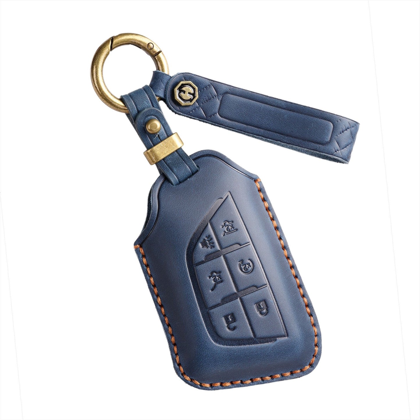 [Cadillac] Vintage car key case for Cadillac key case Cadillac special handmade key bag chain