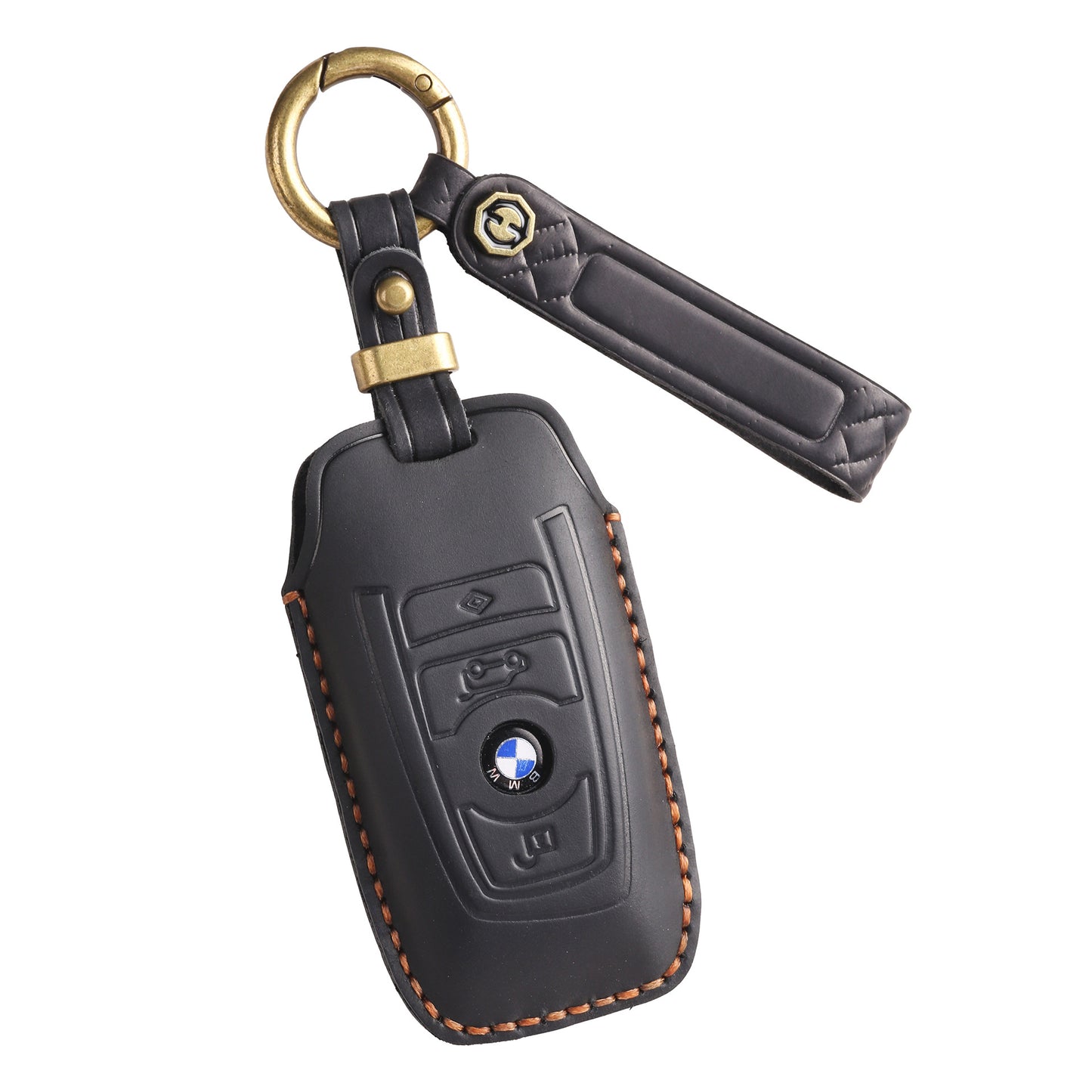 [BMW] The new retro key cover is suitable for the old BMW 3 Series 5 Series handmade leather car key clasp