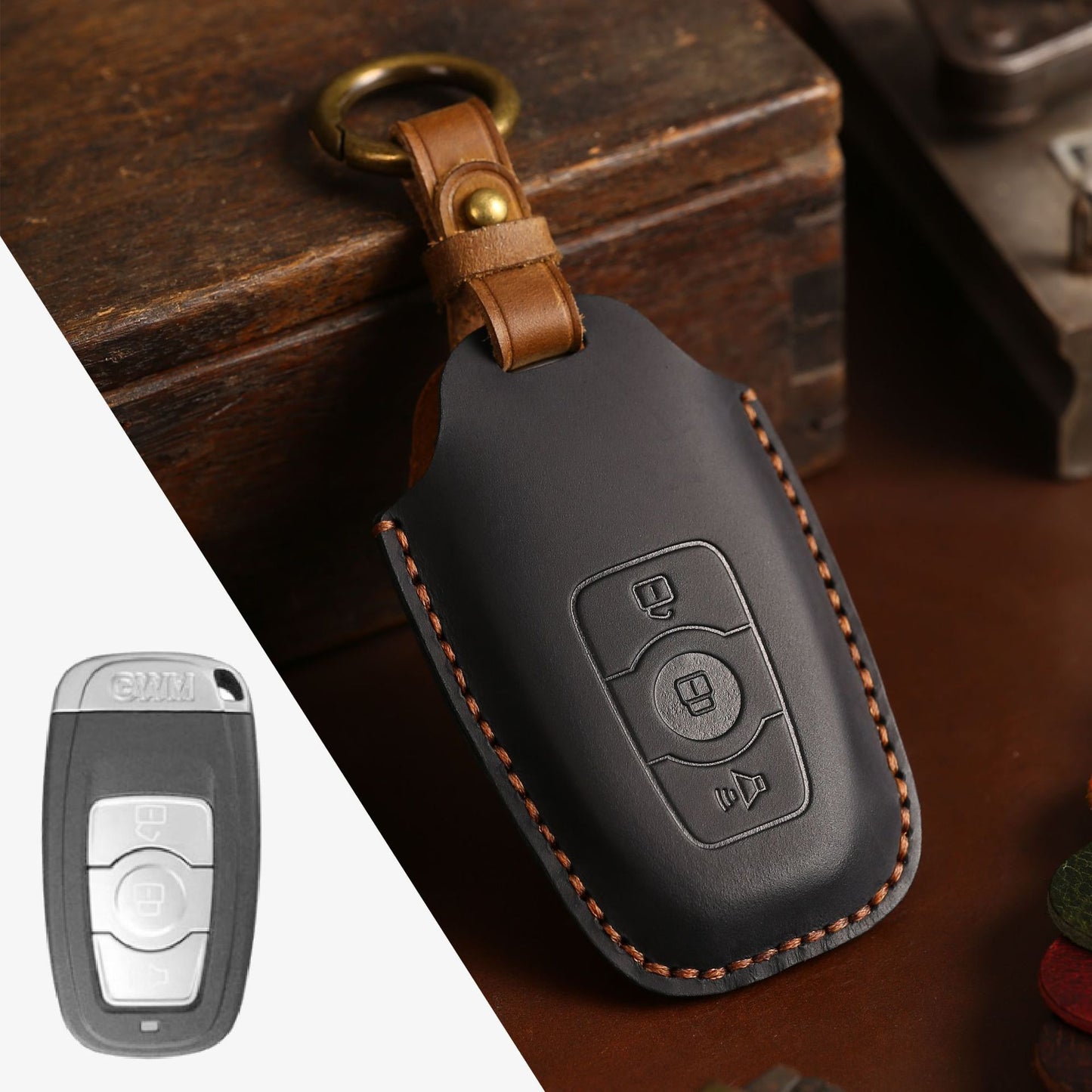 [GWM] Factory direct car key cover for Haval H6 tank 300 big dog Harvard Ora key bag can be sent on behalf of the company