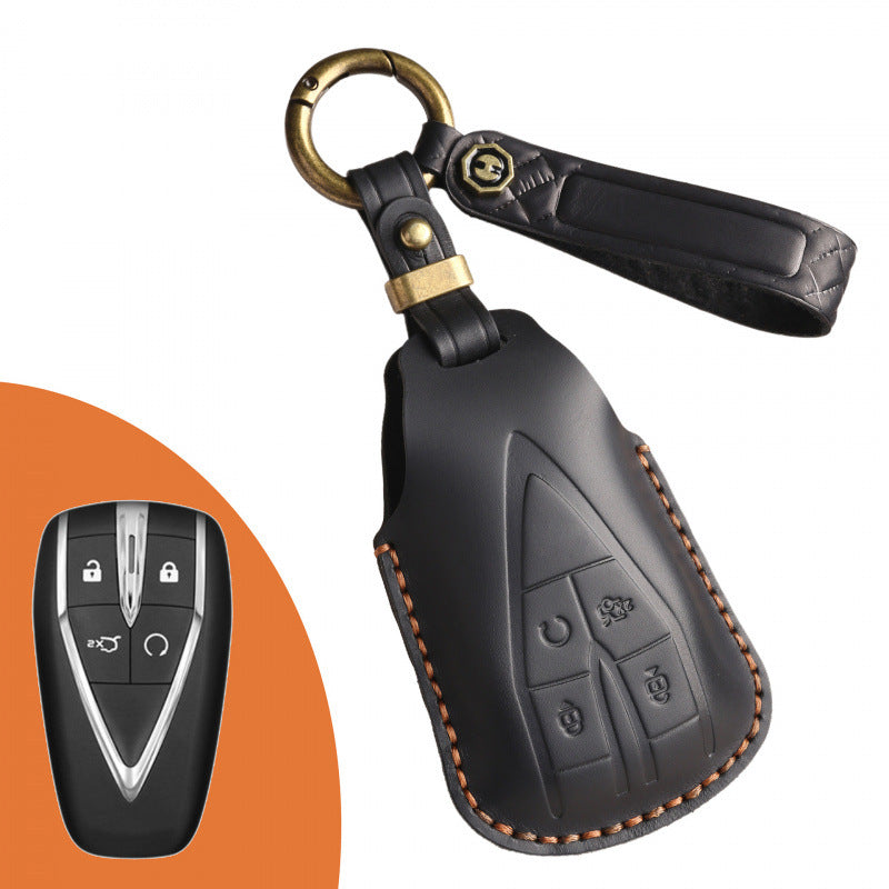 [Changan] Retro key case for Changan key case CS75plus Auchan X7 Yidong CS35 car key case chain