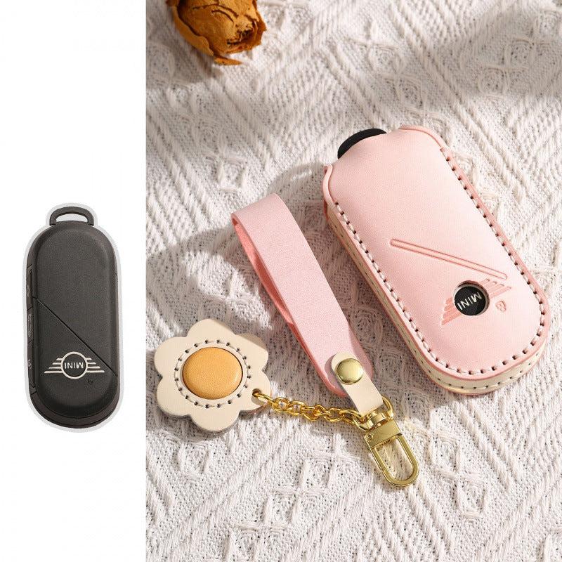 [BMW] For the 2024 BMW MINI new Cooper leather women's JCW leather key case decoration girl