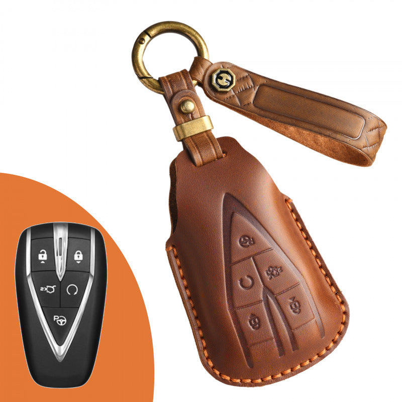 [Changan] Retro key case for Changan key case CS75plus Auchan X7 Yidong CS35 car key case chain