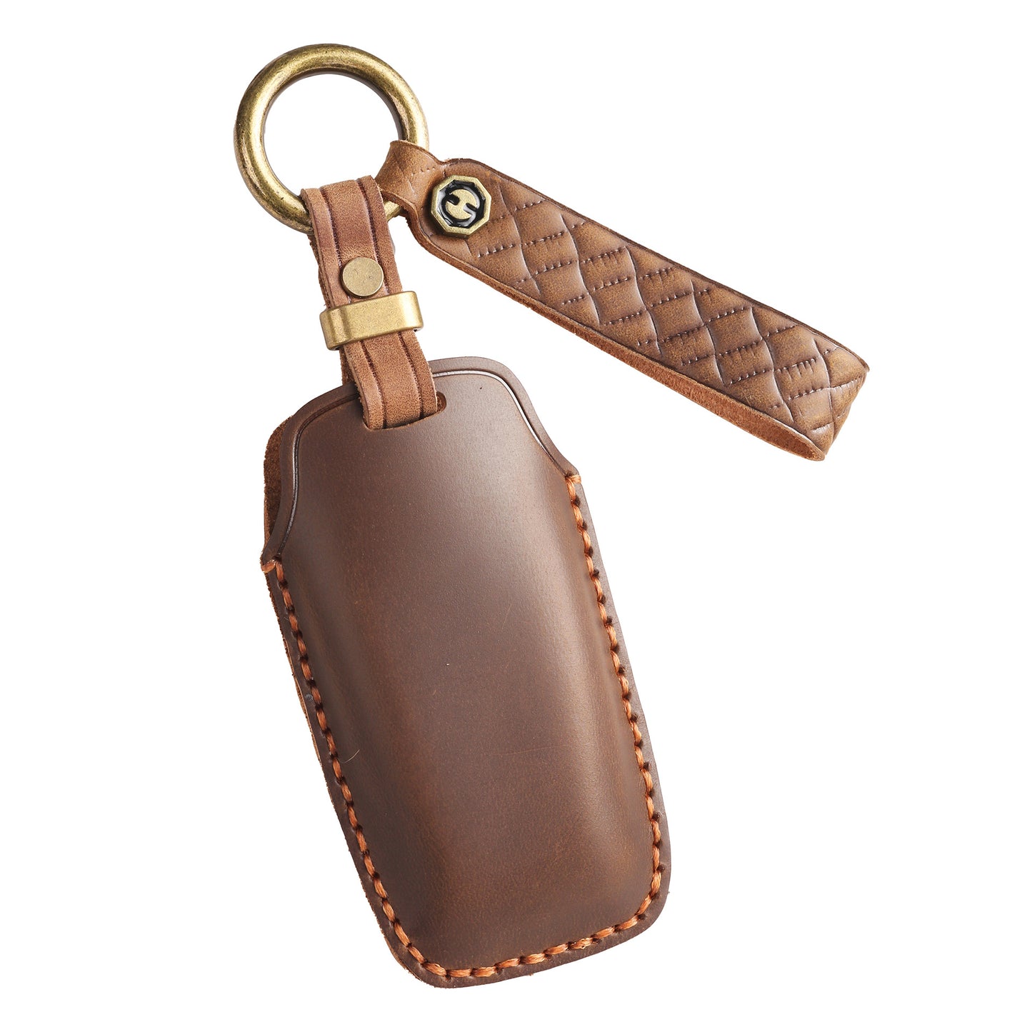 [BMW] The new retro key cover is suitable for the old BMW 3 Series 5 Series handmade leather car key clasp