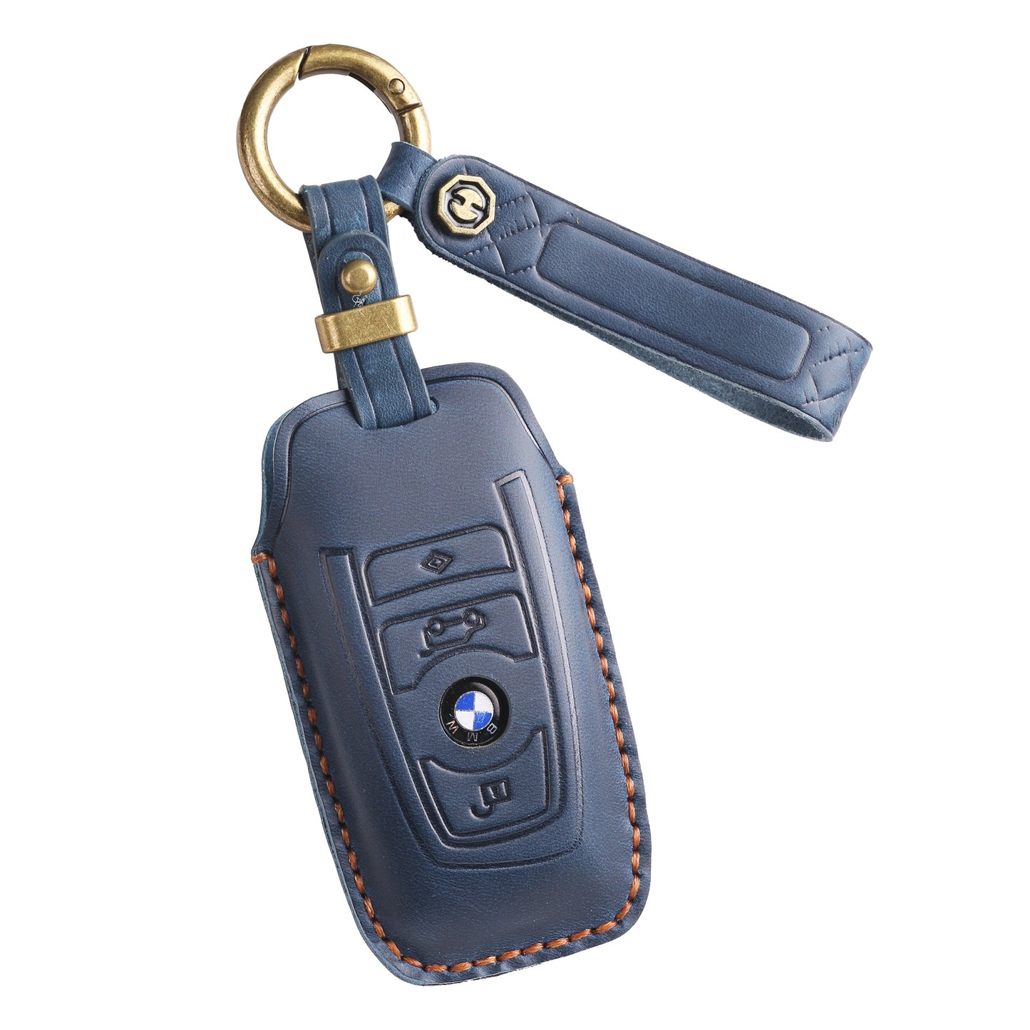 [BMW] The new retro key cover is suitable for the old BMW 3 Series 5 Series handmade leather car key clasp