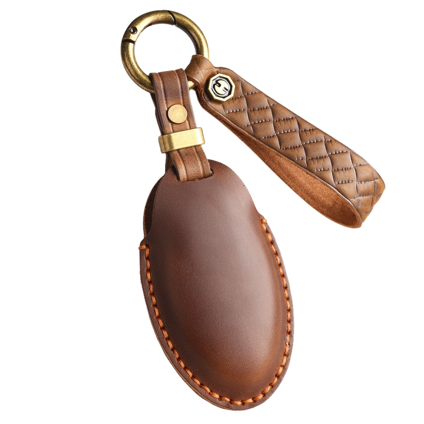 [BYD] The new retro key cover is suitable for the yuan key bag cover, BYD 17 S7 key bag cover, pure handmade leather