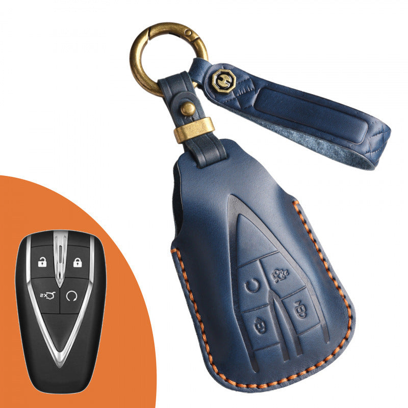 [Changan] Retro key case for Changan key case CS75plus Auchan X7 Yidong CS35 car key case chain