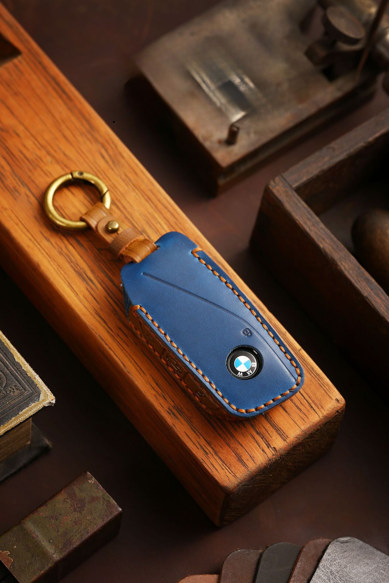 [BMW] The car key cover is suitable for the 2024 BMW new X7 leather key case, which is dedicated to the cowhide protective case