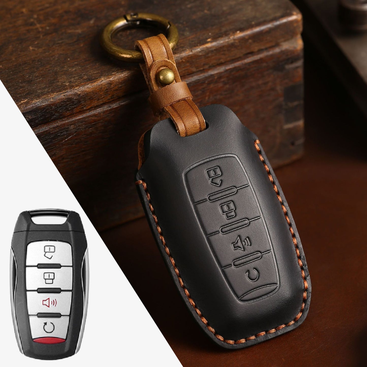 [GWM] Factory direct car key cover for Haval H6 tank 300 big dog Harvard Ora key bag can be sent on behalf of the company