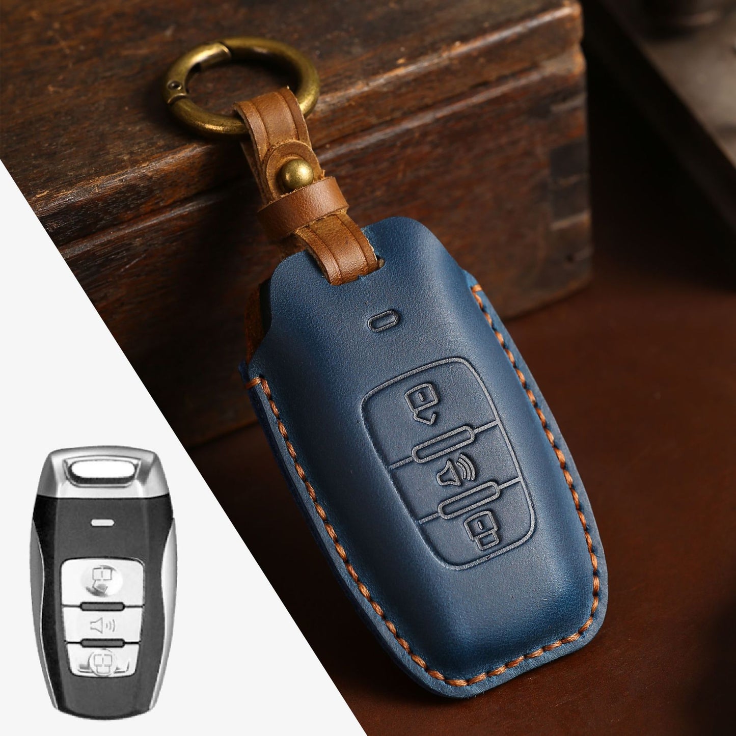 [GWM] Factory direct car key cover for Haval H6 tank 300 big dog Harvard Ora key bag can be sent on behalf of the company