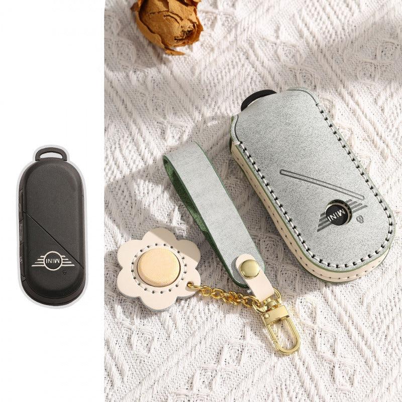 [BMW] For the 2024 BMW MINI new Cooper leather women's JCW leather key case decoration girl