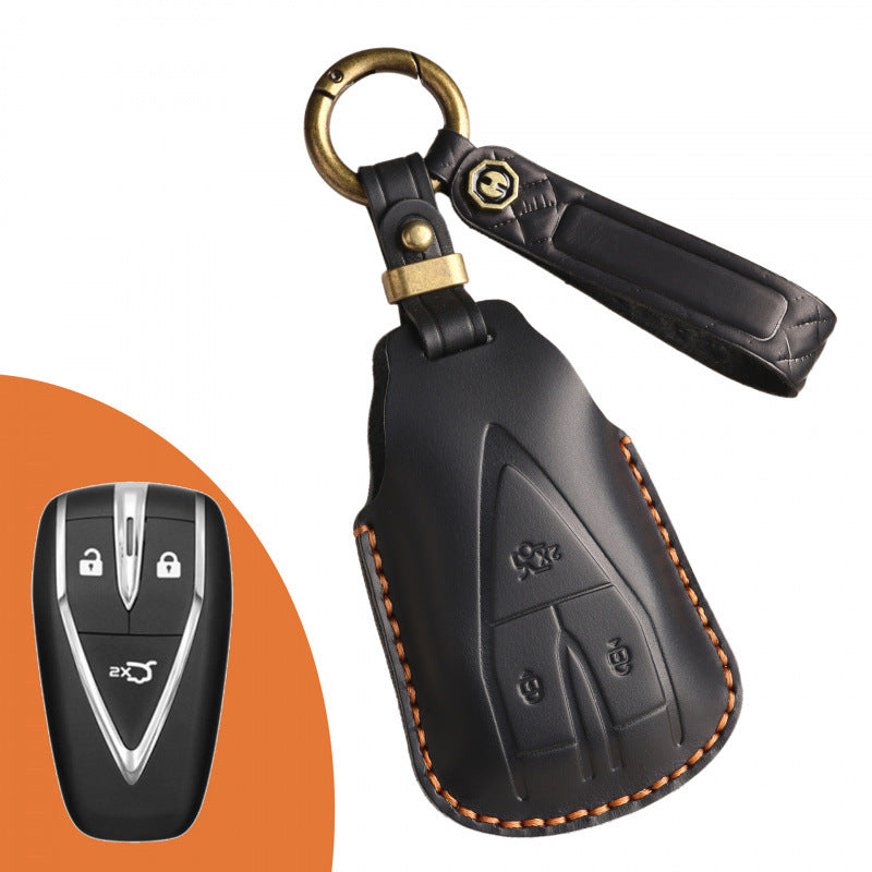 [Changan] Retro key case for Changan key case CS75plus Auchan X7 Yidong CS35 car key case chain