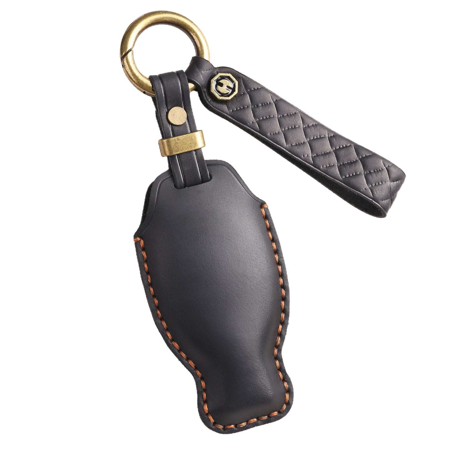 [Mercedes-Benz] The retro key cover is suitable for the old Mercedes-Benz E300L C200L pure handmade leather key protection clasp