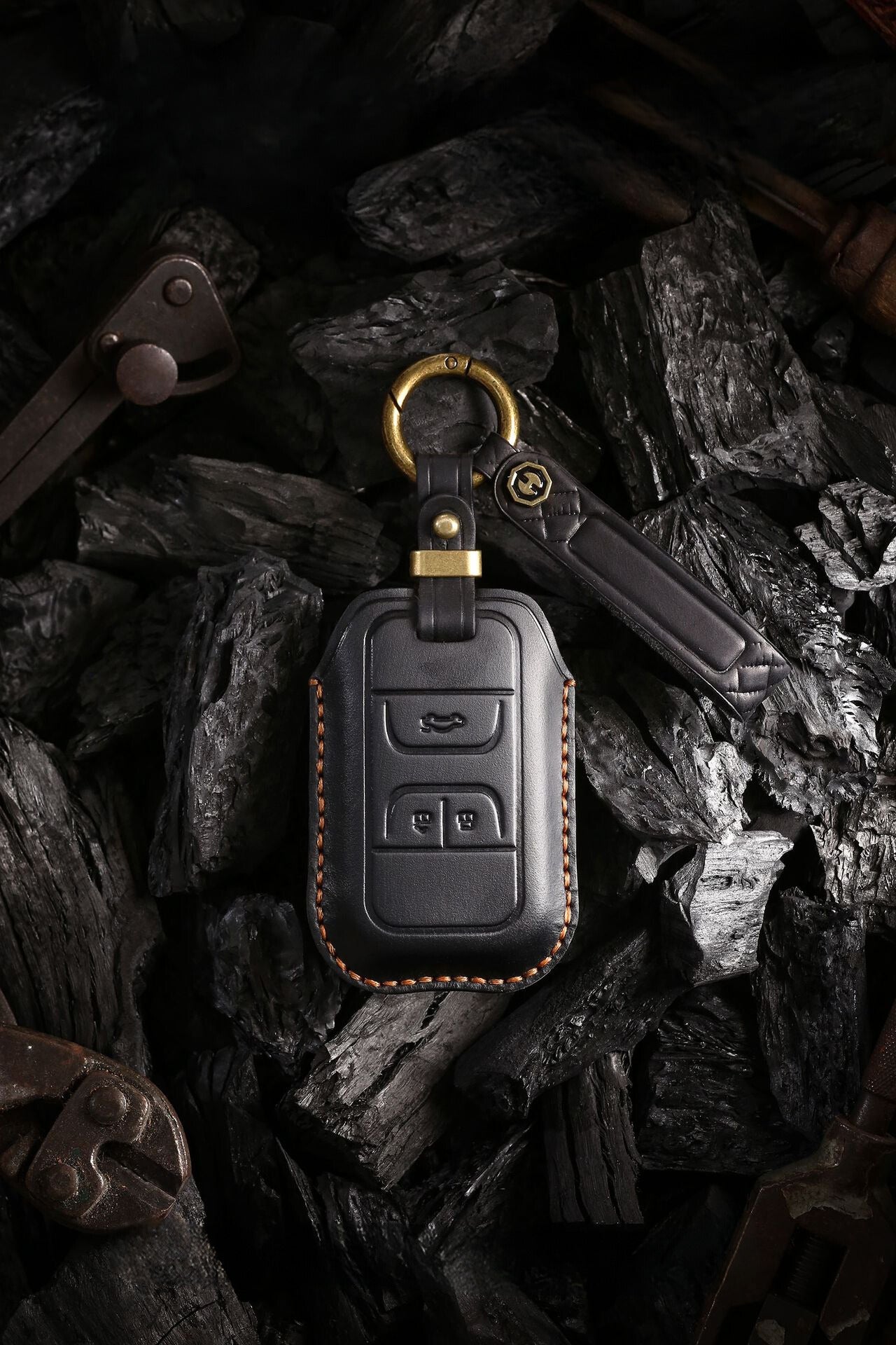 [Chery] The new retro key case is suitable for Chery Xingtu TXL Lingyun LX Tiggo 3X car handmade leather bag